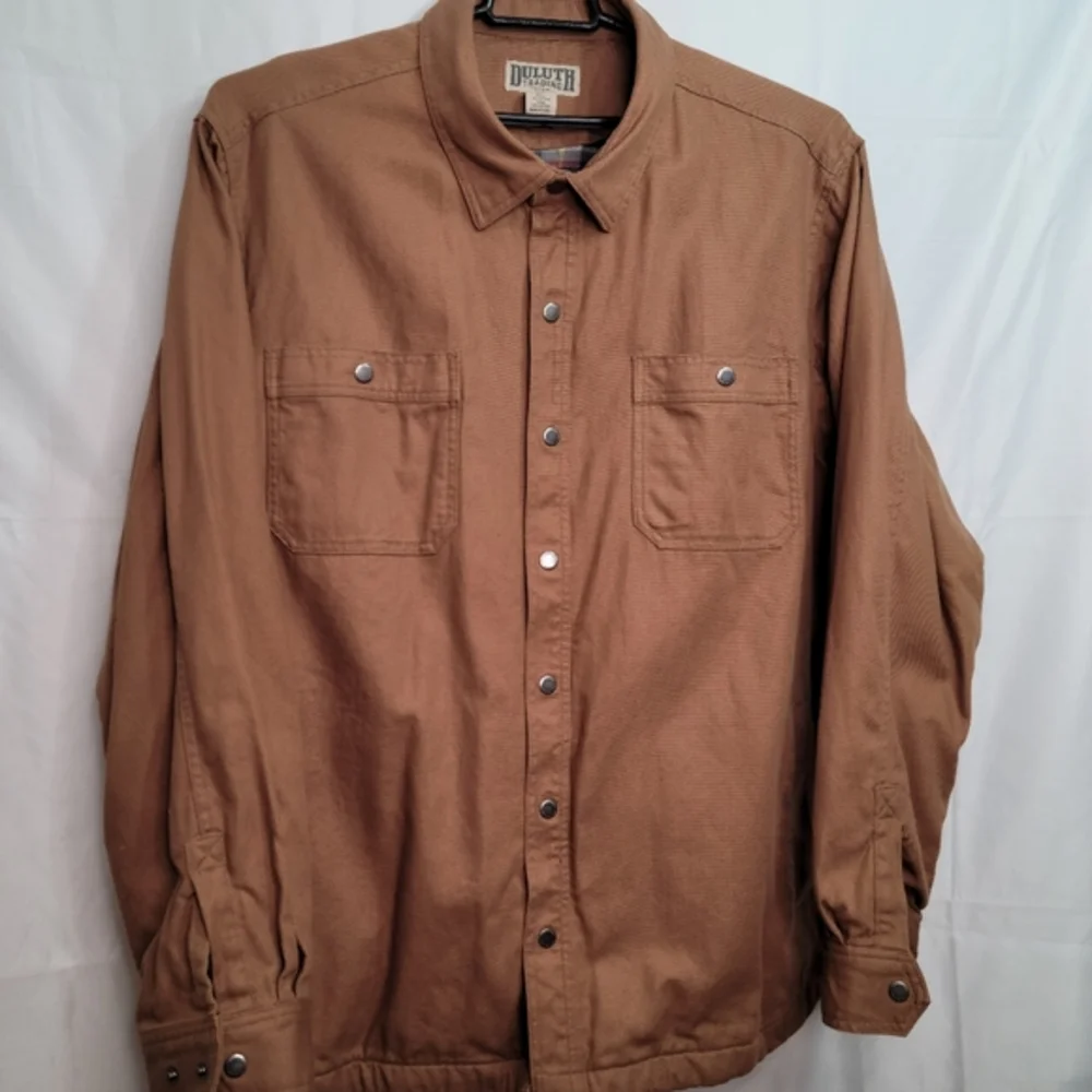 Duluth Trading co. Men’s Fire Hose Flannel-Lined Jacket 2XL - Picture 2 of 14